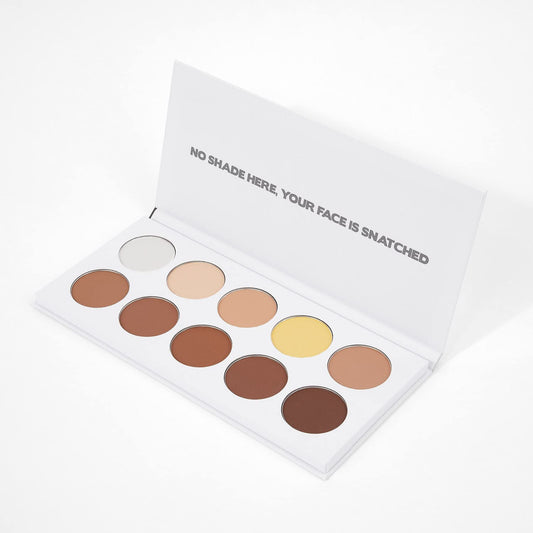 BH Studio Pro Cosmetics Bra Shade and Define - Contouring Palette with 10 Colours - Khayest