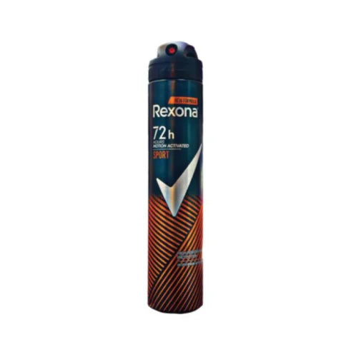 Rexona 72H Sport Antiperspirant Deodorant Spray 200ml – MotionSense™ Long-Lasting Protection - Khayest