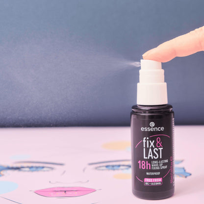 Essence Fix & Last 18H Long Lasting Water Proof Makeup Fixing Spray 50Ml - Khayest