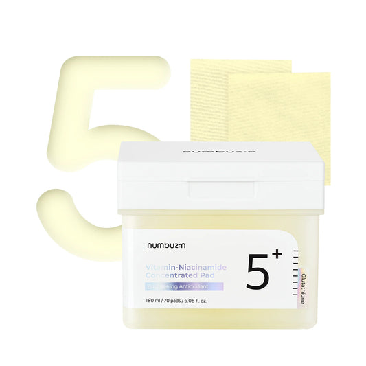 Numbuzin No.5+ Vitamin Niacinamide Concentrated Pad 180ml - Khayest