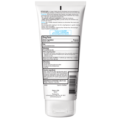 La Roche Posay Effaclar Medicated Acne Face Wash 200ml - Khayest