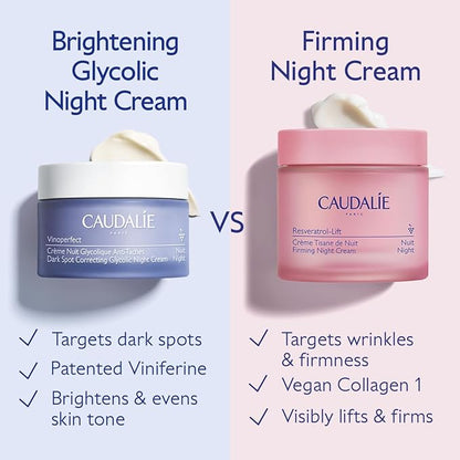 Caudalie Vinoperfect Dark Spot Correcting Glycolic Night Cream 50ml - Khayest