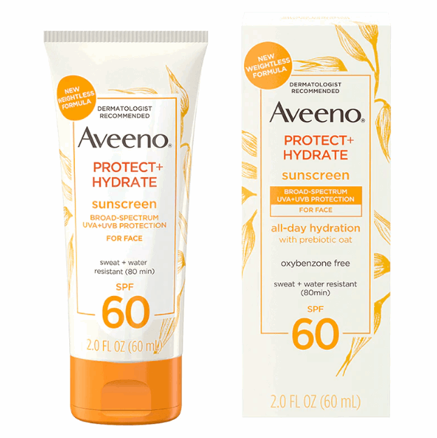 Aveeno Protect+Hydrate Sunscreen SPF60, 88ml