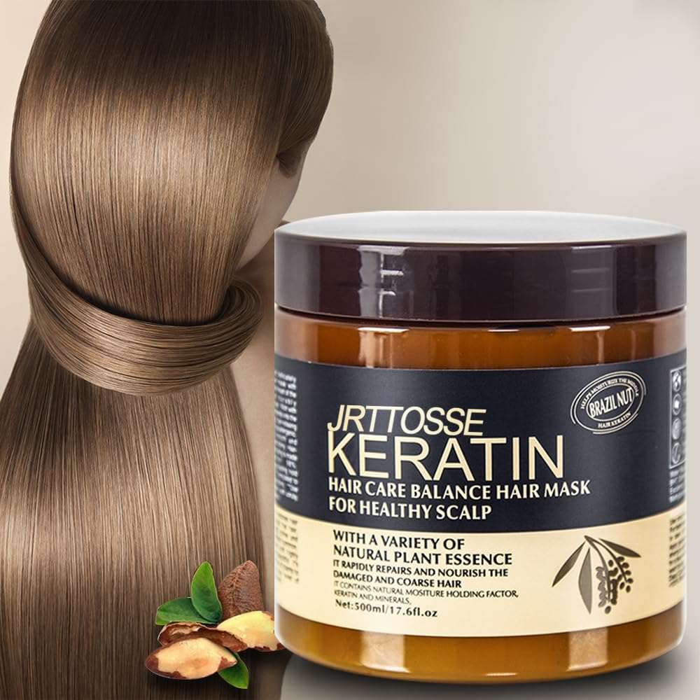 Brazil Nut Keratin Hair Care Balance Hair Mask For Healthy Scalp 500ml