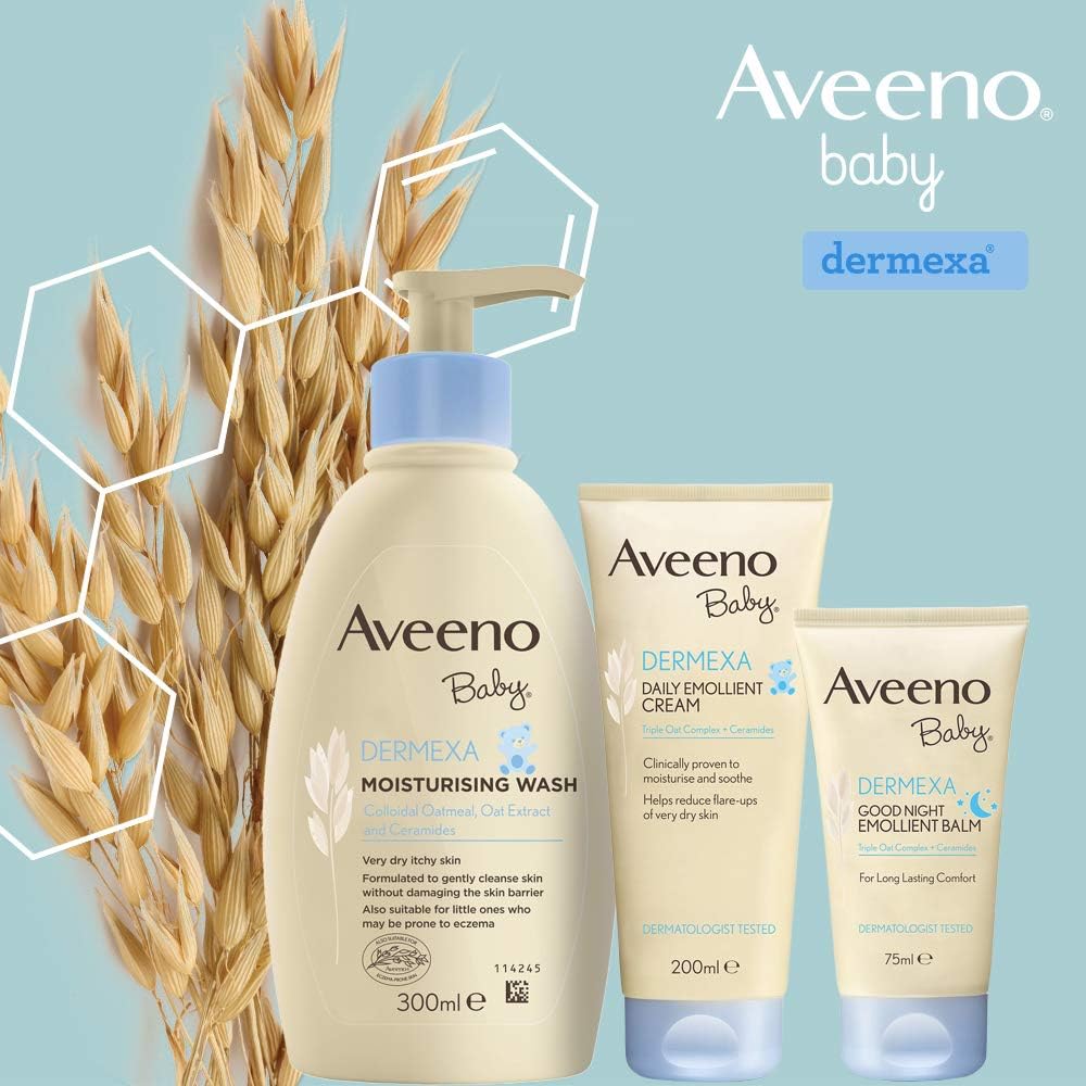 Aveeno Baby Dermexa Wash 300ml - Khayest