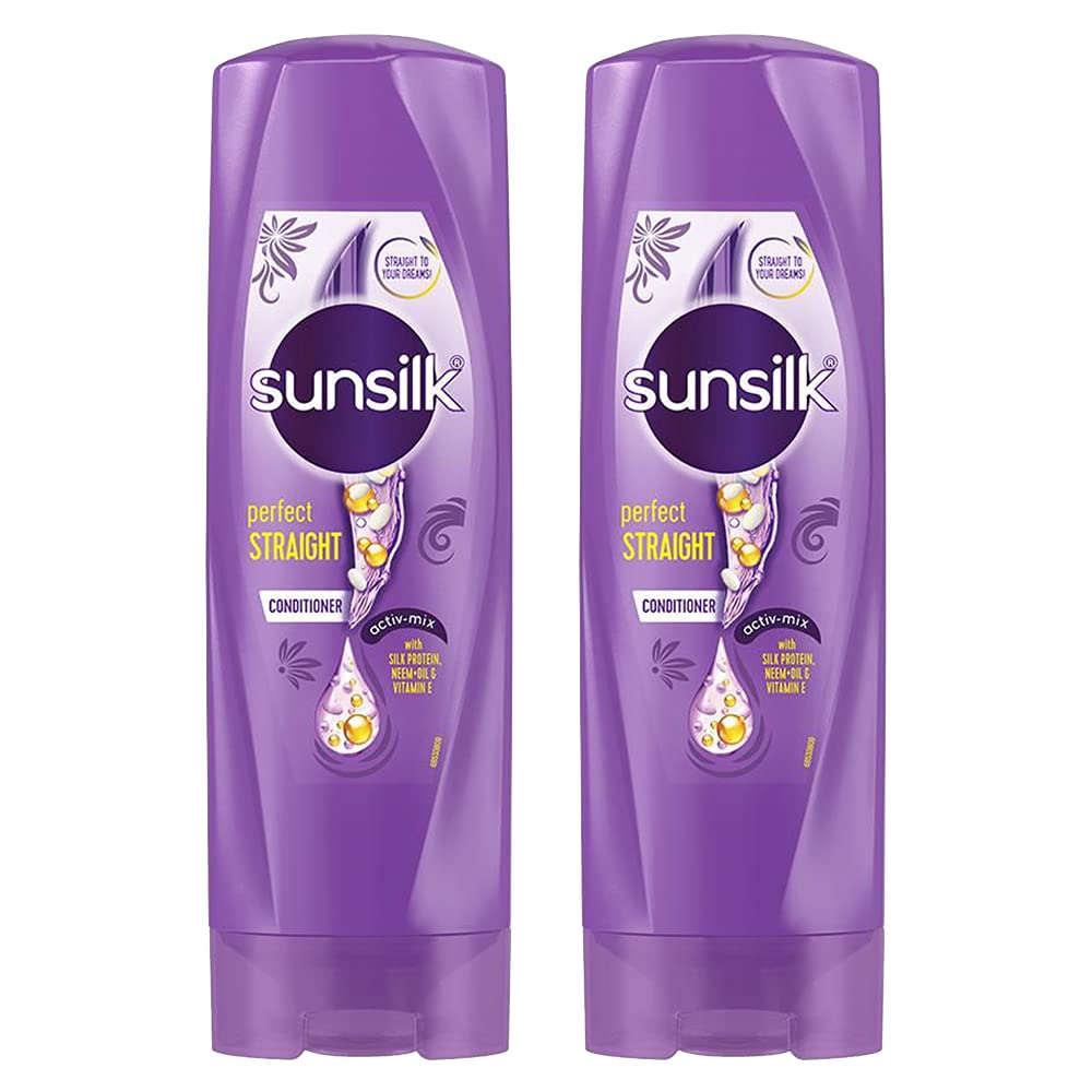 Sunsilk Perfect Straight Shampoo+Conditioner 300 ml – Smooth & Frizz-Control Haircare