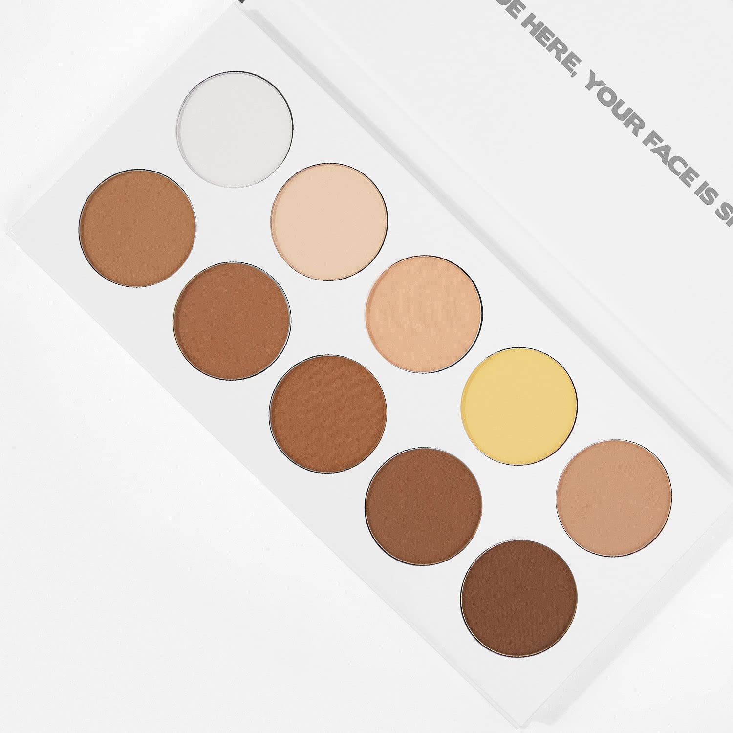 BH Studio Pro Cosmetics Bra Shade and Define - Contouring Palette with 10 Colours - Khayest