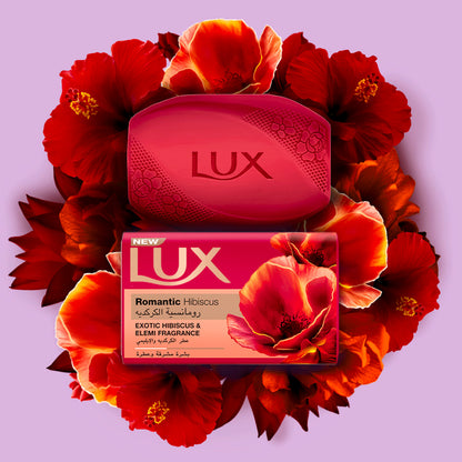 Lux Romantic Hibiscus Soap Bar 180g