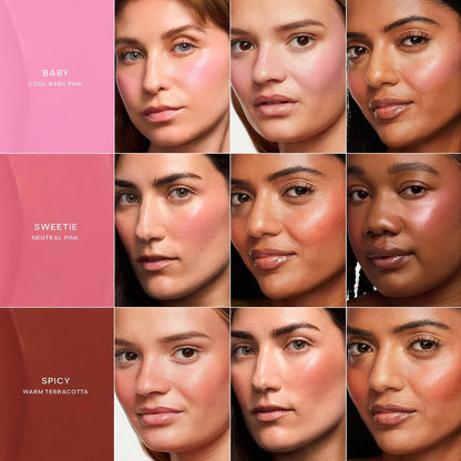 Saie Mini Dew Blush Trio Liquid Blush Kit