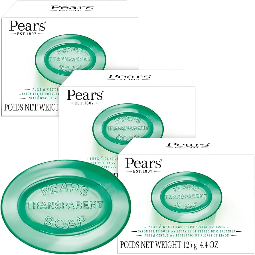 Pears Pure & Gentle Soaps with Glycerin 125g