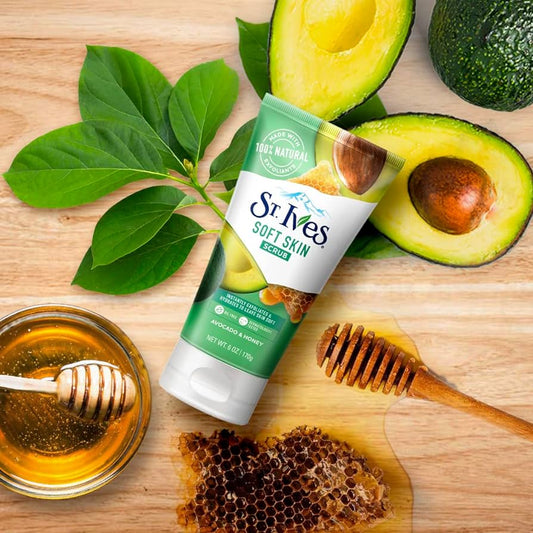 St. Ives Soft Skin Avocado & Honey Scrub 170g - Khayest