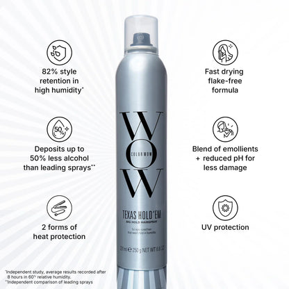 Color wow Texas Hold'Em Big Hold Hair Spray 291ml - Khayest