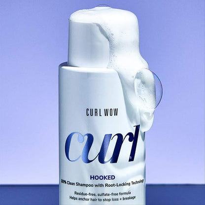 Curl Wow Hooked Shampoo 295ml – Deep-Clean, Sulfate-Free Curl Shampoo