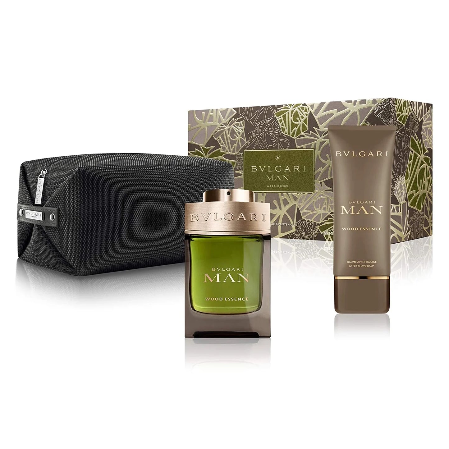 Bvlgari Man Wood Essence EDP Perfume Gift Set For Men - Khayest