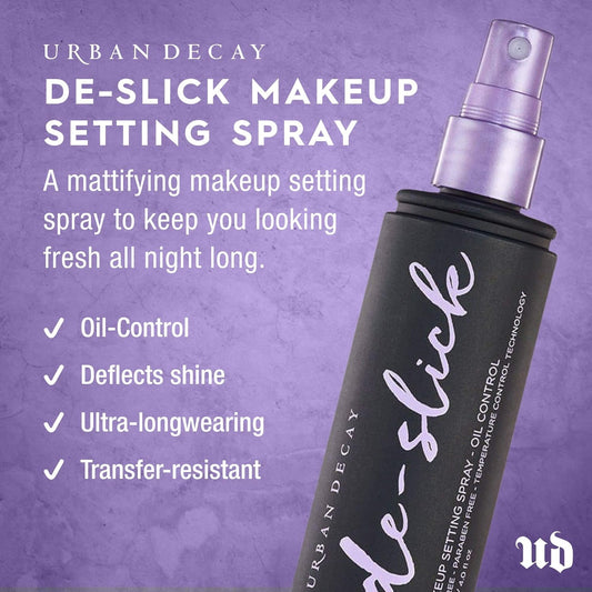 Urban Decay De Slick Oil Control Makeup Setting Spray 118ml
