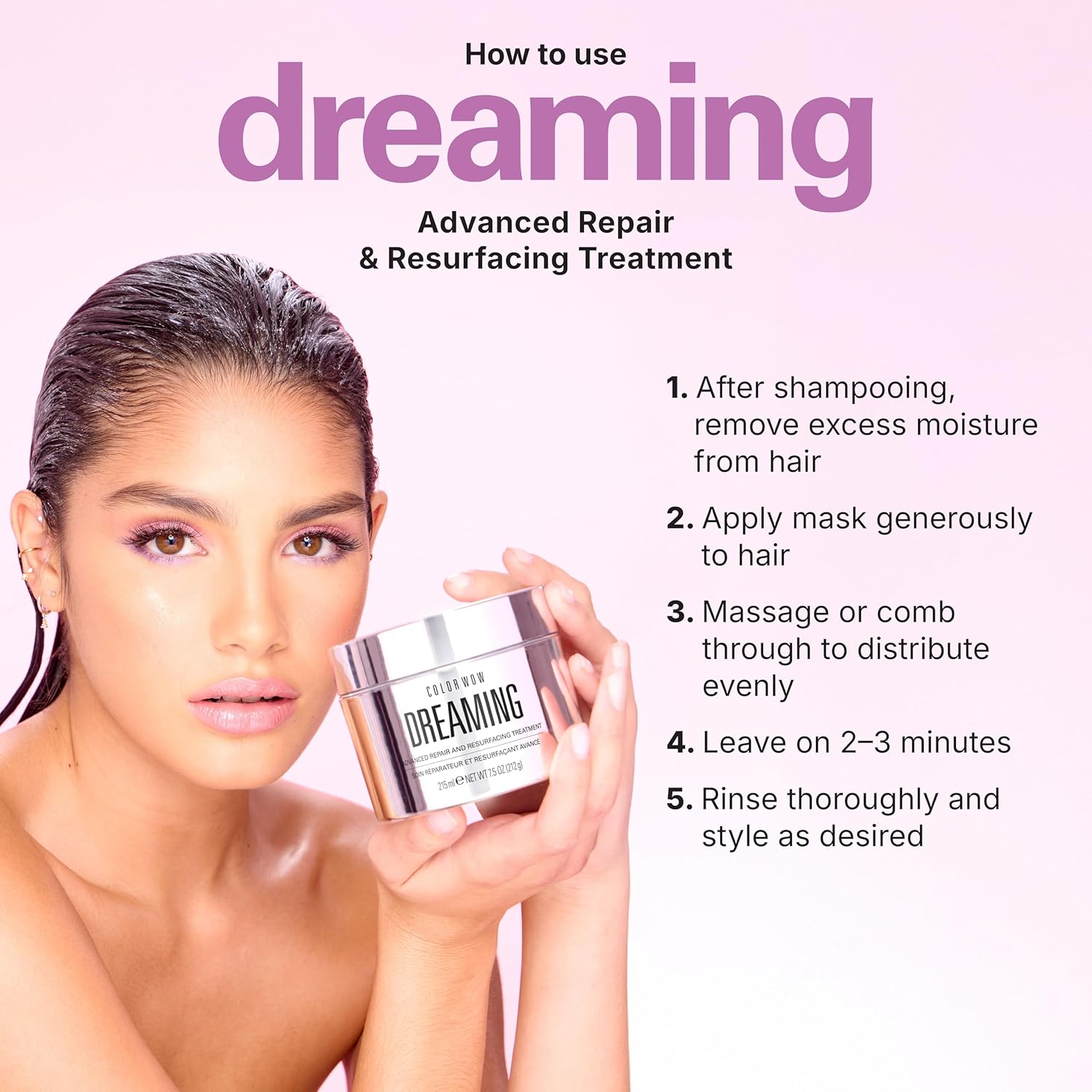 Color Wow Dreaming Advanced Repair and Resurfacing Hair Treatment 215ml - Khayest