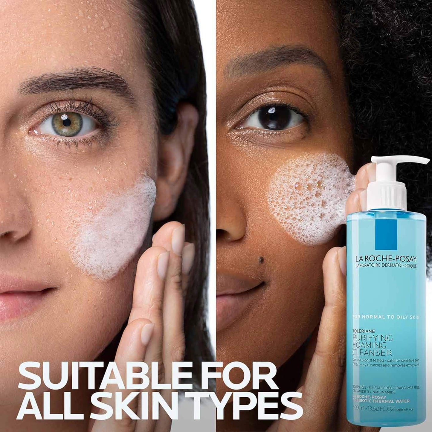 La Roche Posay Purifying Foaming Cleanser 400ml - Khayest
