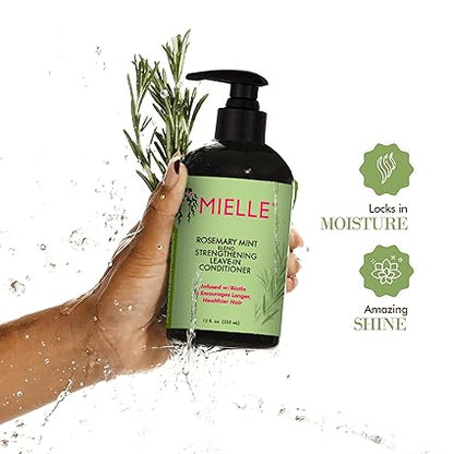 Mielle Organics Rosemary Mint Strengthening Leave In Hair Conditioner - Khayest