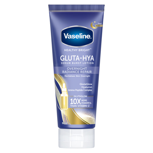 Vaseline® Gluta-Hya Serum Burst Lotion Overnight Radiance Repair - Khayest