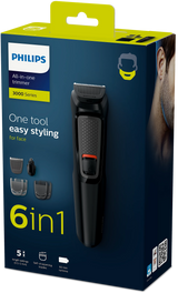 Philips Trimmer Multigroom Series 3000 6-in-1 MG3710/15