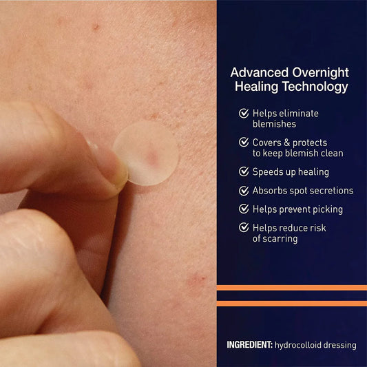 PanOxyl Overnight Spot Patches – 40 Patches for Targeted Breakout Care