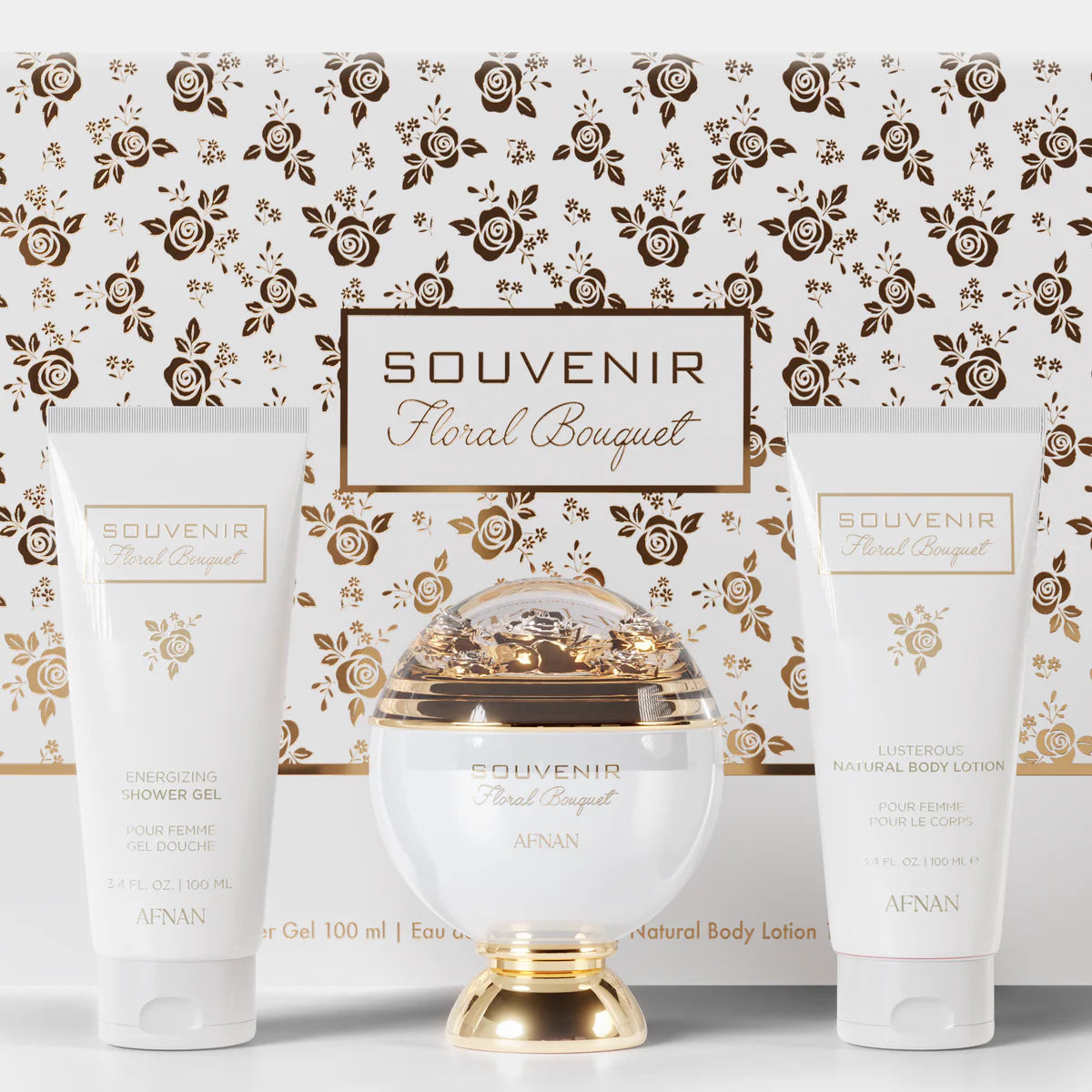 AFNAN Souvenir Floral Bouguet gift set for women - Khayest