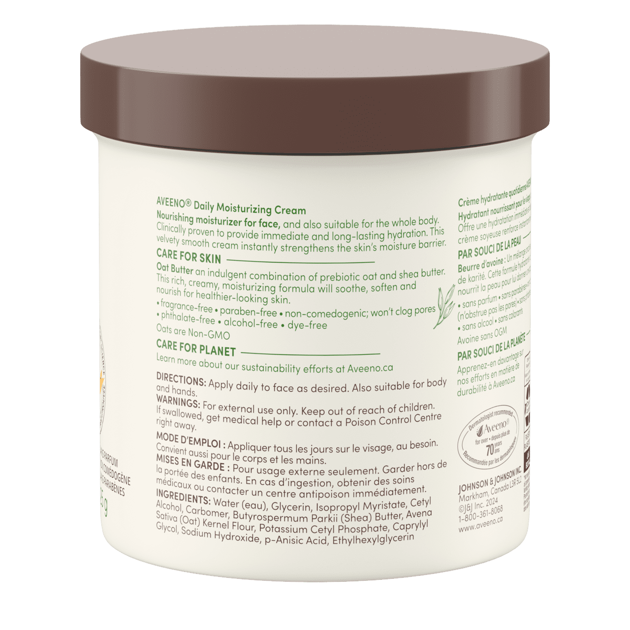 Aveeno Daily Moisturizing Cream 425g – All‑Day Hydration for Dry, Sensitive Skin - Khayest