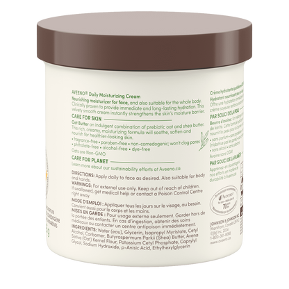 Aveeno Daily Moisturizing Cream 425g – All‑Day Hydration for Dry, Sensitive Skin - Khayest