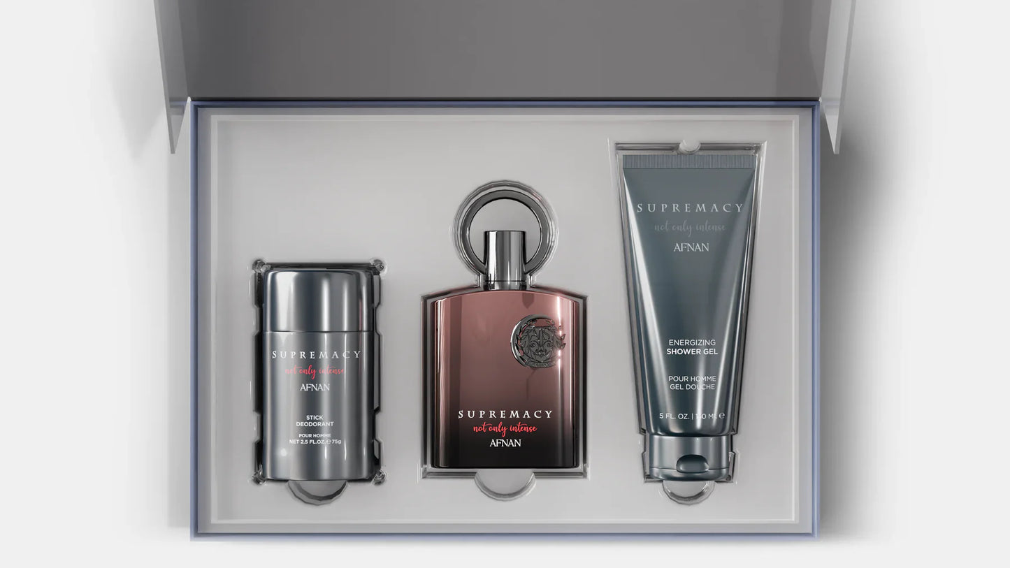 Afnan Supremacy Not only intense Gift Set for Men - Khayest