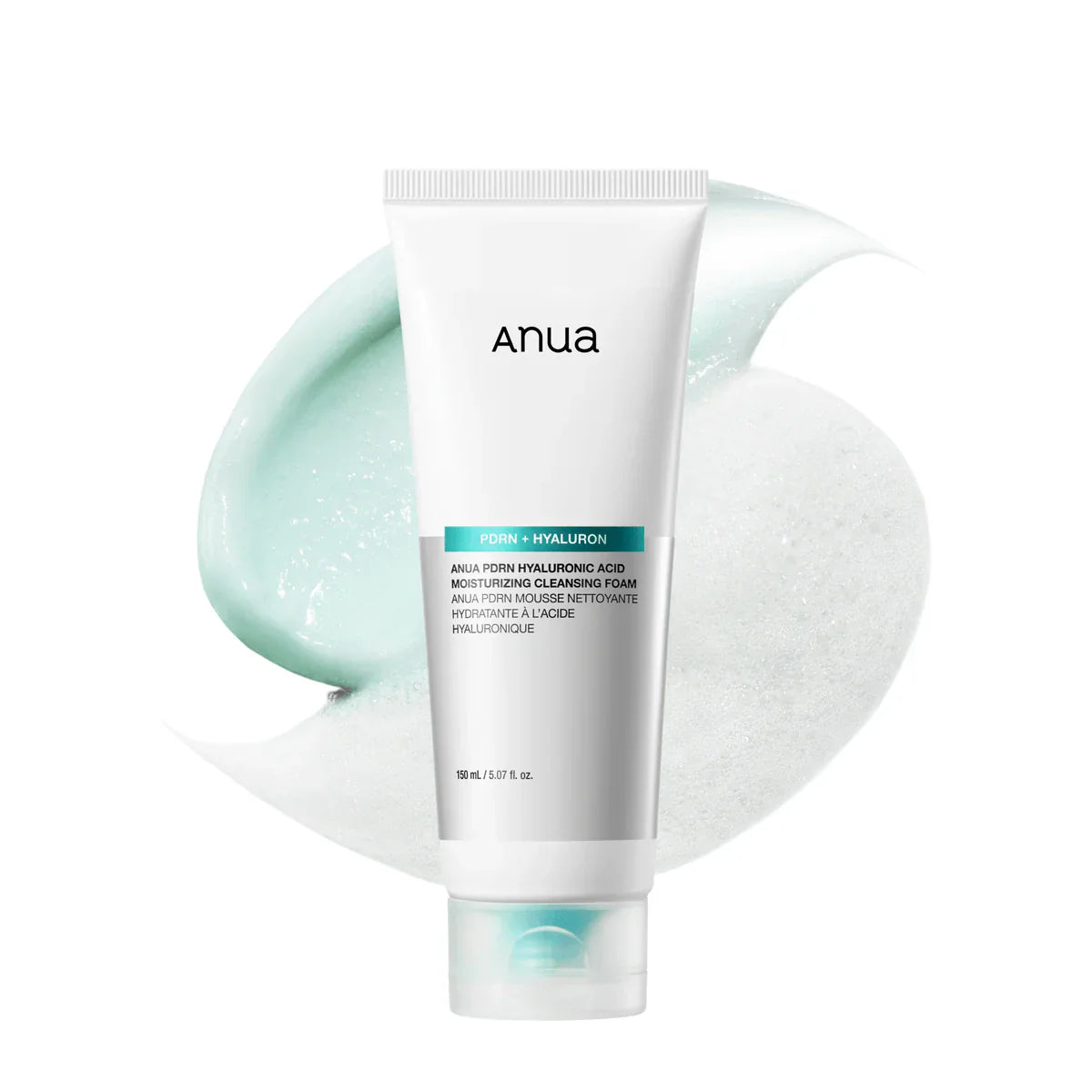 anua pdrn hyaluron cleansing foam