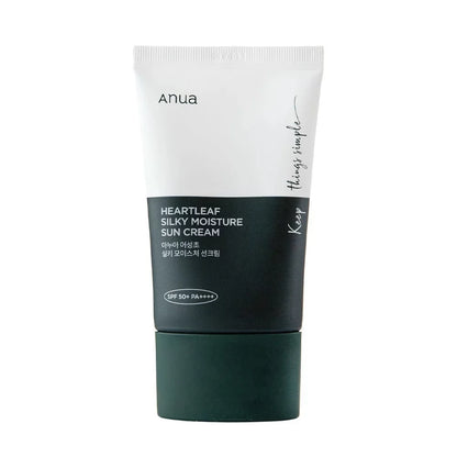 Anua Heartleaf Silky Moisture Sun Cream SPF 50+ PA++++ - Khayest