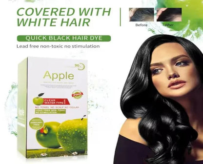 Apple Ammonia Free Black Hair Cream - Khayest