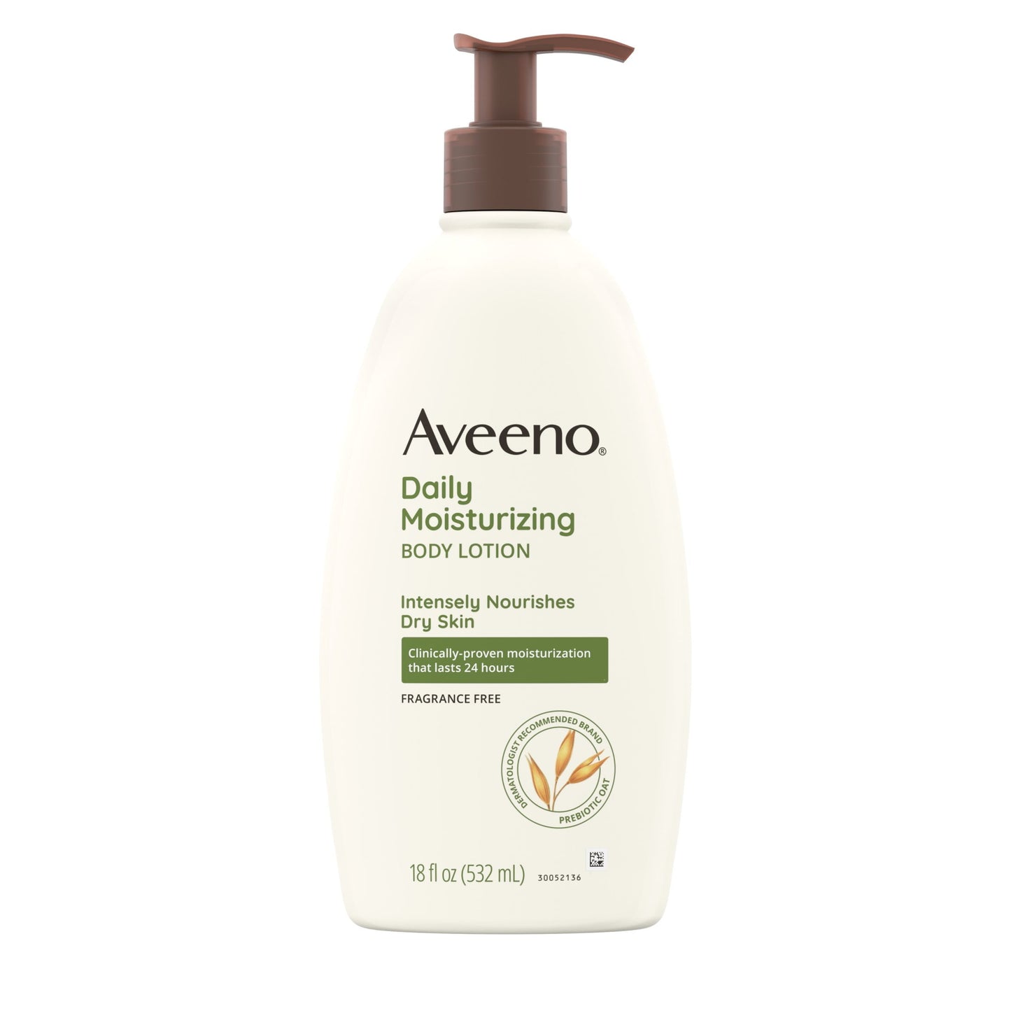 Aveeno Daily Moisturizing Body Lotion and Facial Moisturizer for Face, Body and Dry Skin, 18 oz - Khayest