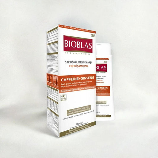 BioBlas Caffeine & Ginseng Shampoo 360ml - Khayest