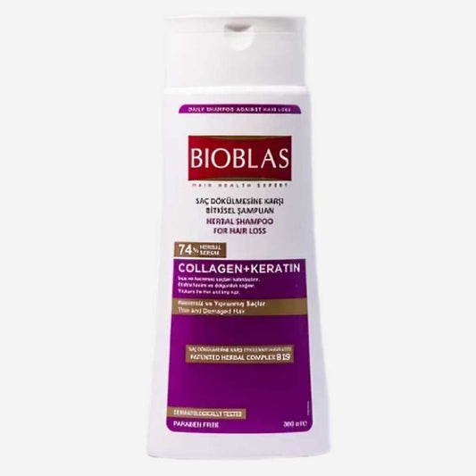 BioBlas Keratin & Collagen Shampoo 360ml - Khayest