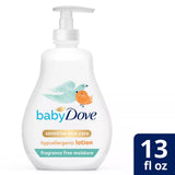 Baby Dove Sensitive Skin Care Hypoallergenic Fragrance Free Lotion 384ml