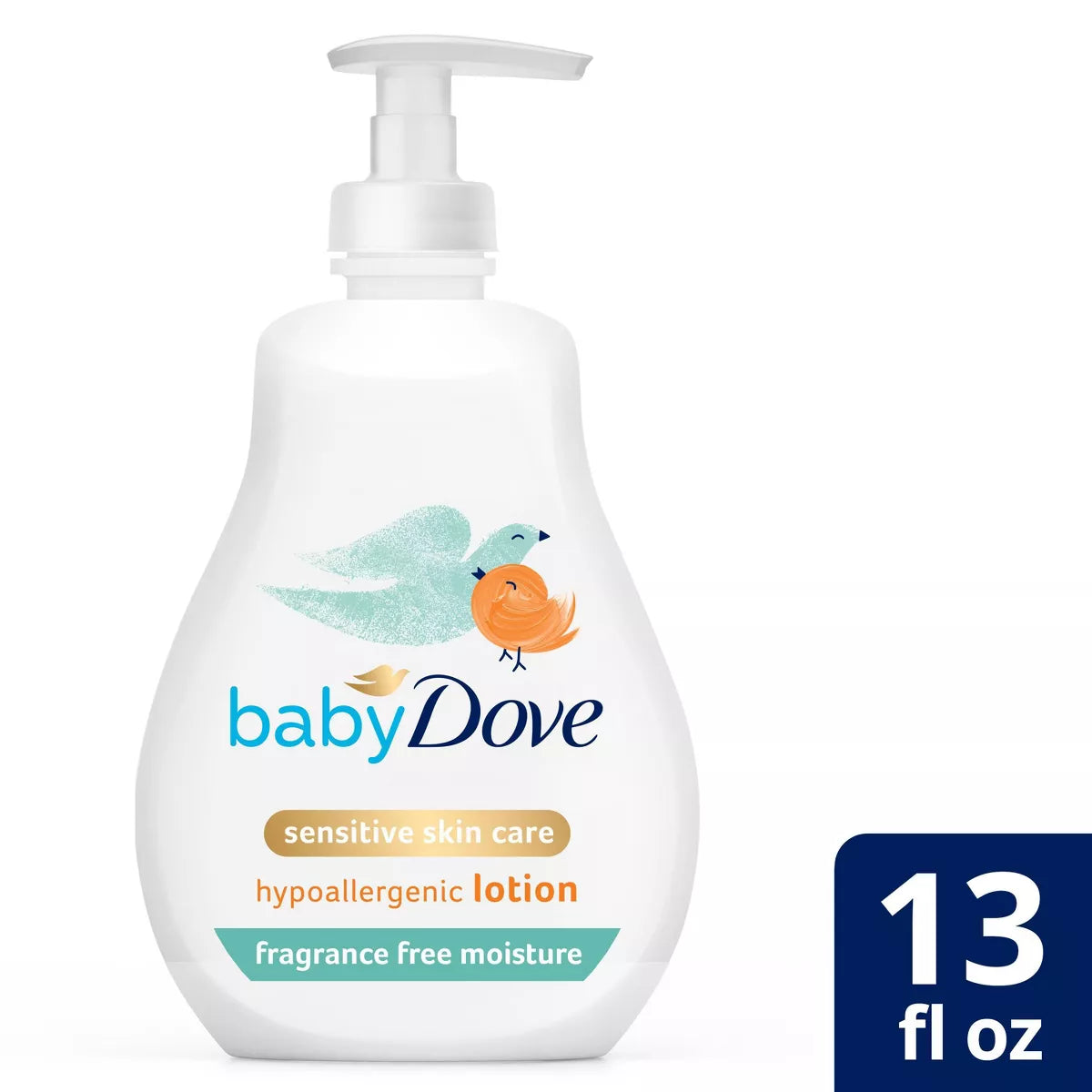 Baby Dove Sensitive Skin Care Hypoallergenic Fragrance Free Lotion 384ml - Khayest