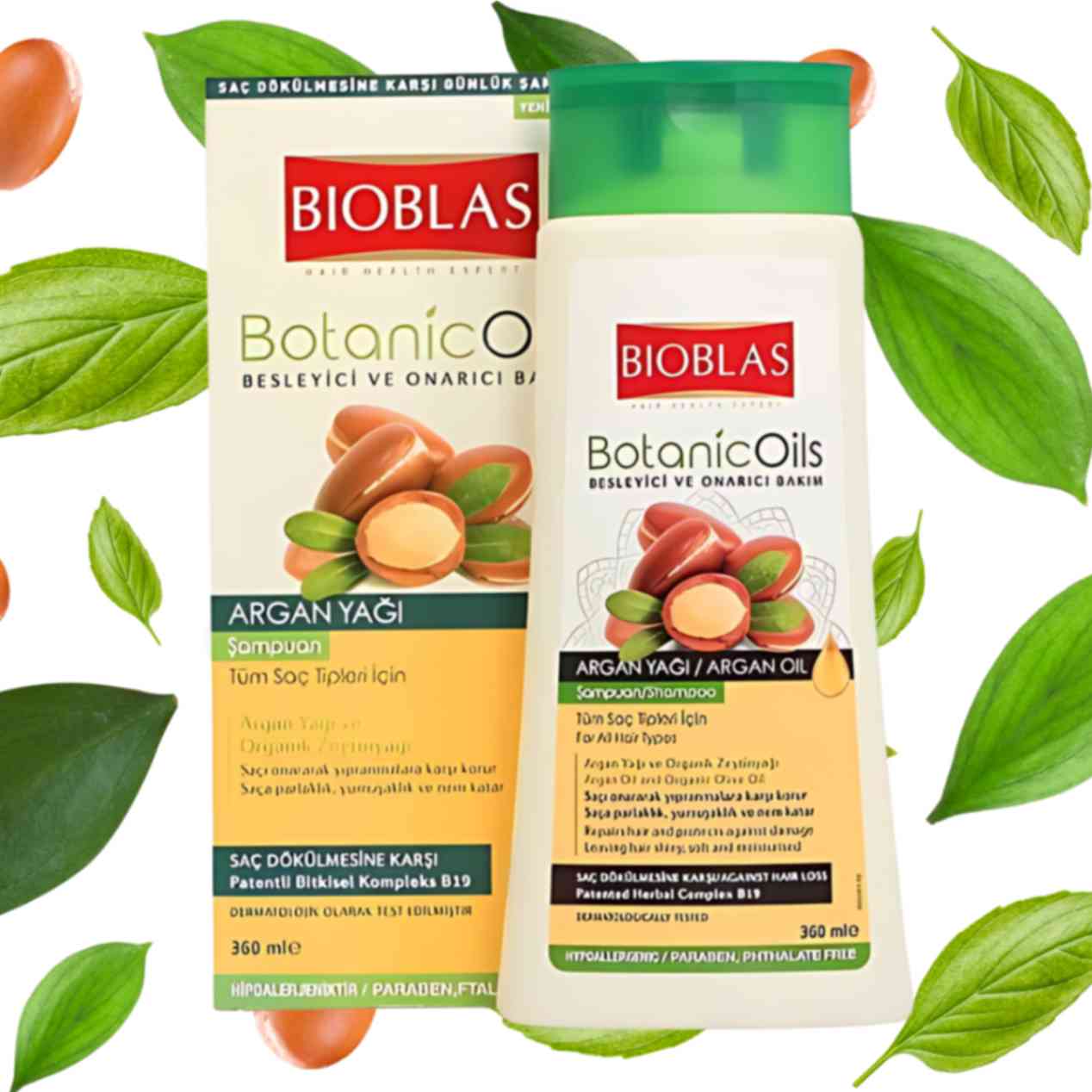 BioBlas Botanic Oils Argan Oil Shampoo 360ml