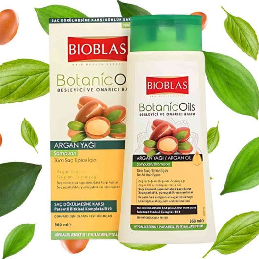 BioBlas Botanic Oils Argan Oil Shampoo 360ml - Khayest