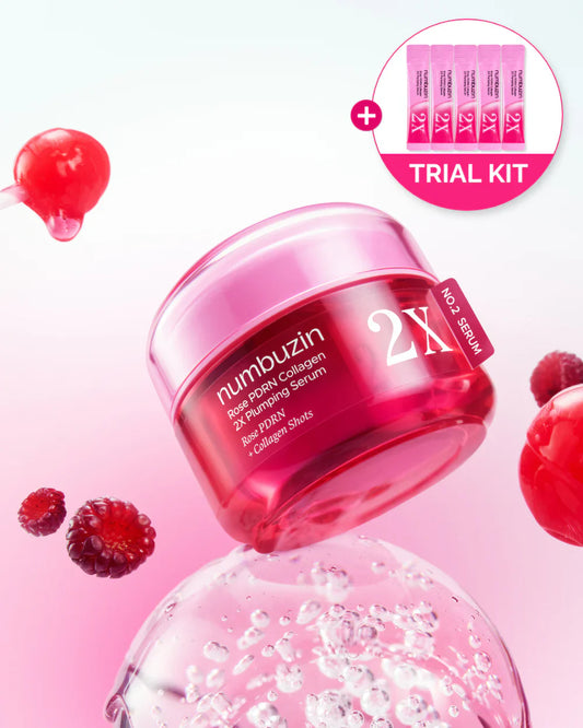 Numbuzin 2X Rose PDRN Collagen Plumping Serum 30ml