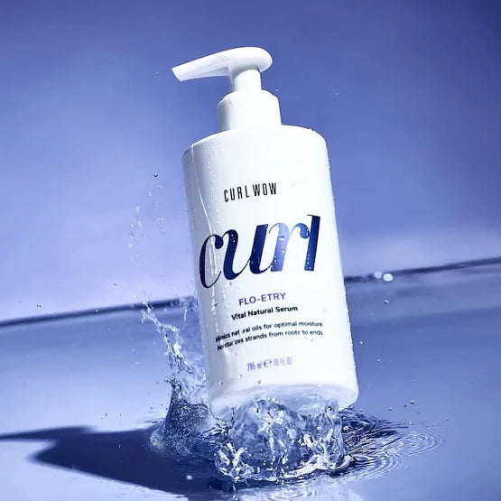 Curl Wow FLO-ETRY Vital Natural Serum 295ml – Deep Hydration & Defined Curls