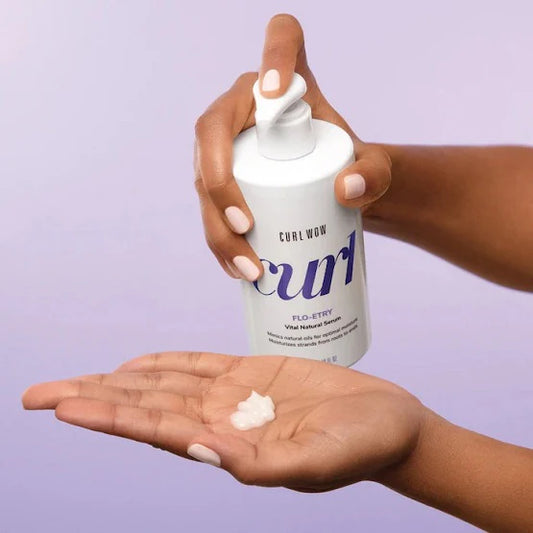 Curl Wow FLO-ETRY Vital Natural Serum 295ml – Deep Hydration & Defined Curls