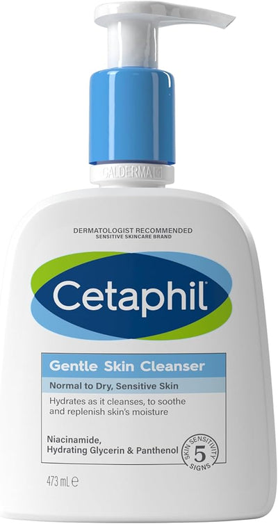 Cetaphil Dermatologist Gentle skin cleanser Normal To Dry Skin 473ml - Khayest