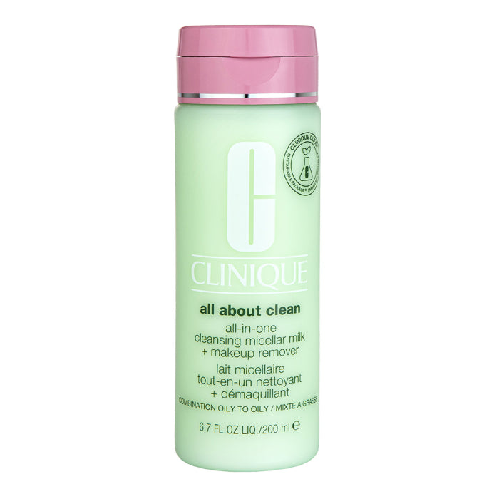 Clinique All About Clean Cleansing Miceller Milk + Makeup Remover for Cobination Oily To Oily Skin 200ml - Khayest