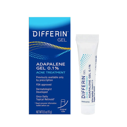 Differin Adapalene Gel 0.1% Acne Treatment 15g – Clear & Healthy‑Looking Skin