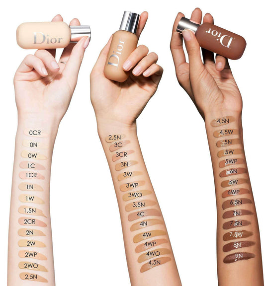 Dior foundation shades for different skin tones