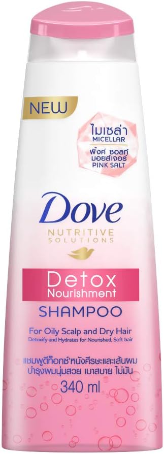 Dove Detox Nourishment Shampoo 340ml - Khayest