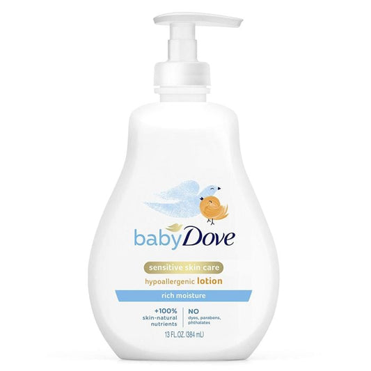 Baby Dove Sensitive Skin Care Rich Moisture Lotion 384ml - Khayest