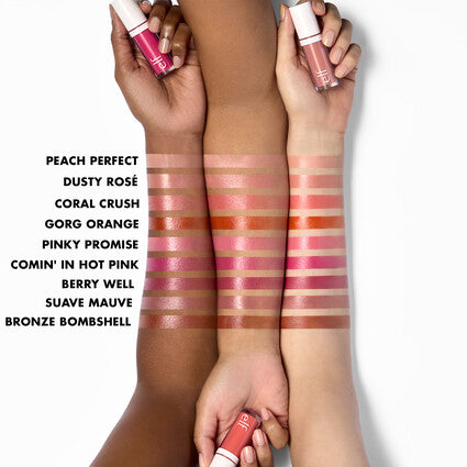 ELF Liquid Blush Color Swatches – Various Shades
