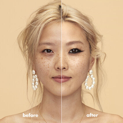 ELF Poreless Primer Before and After – Minimizes Pores
